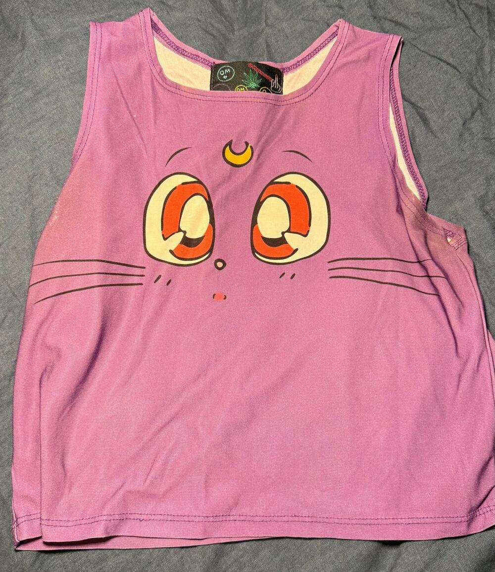 O-Mighty Sailor Moon Luna Crop Top M/L R